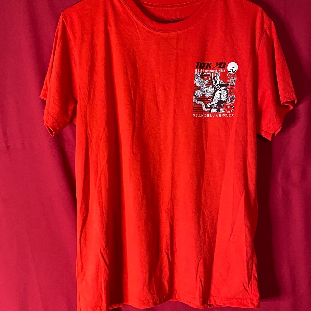 Bold Red Graphic Tee